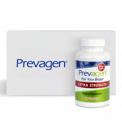 Prevagen Extra Strength with Storage Box, 60 Capsules, 1-Pack | For Your Brain, 2 Month Supply, 20mg Apoaequorin, 50mcg Vitamin D3