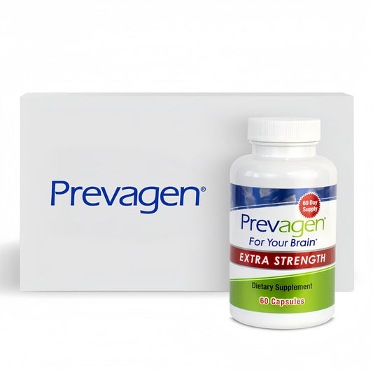Prevagen Extra Strength with Storage Box, 60 Capsules, 1-Pack | For Your Brain, 2 Month Supply, 20mg Apoaequorin, 50mcg Vitamin D3